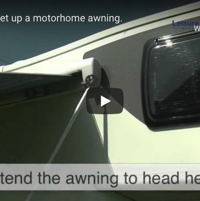 How to setup a motorhome awning