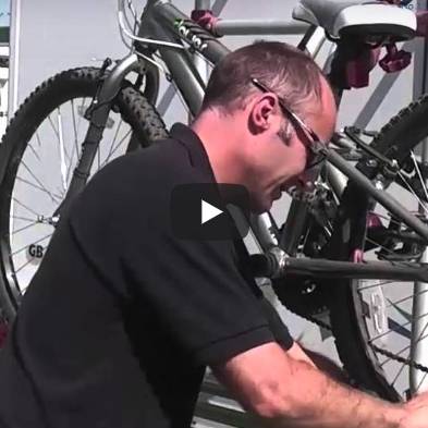 How to use a motorhome bike rack