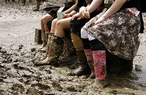 Glastonbury mud