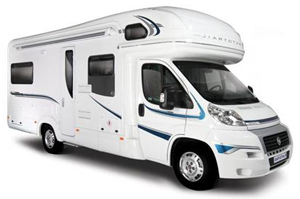 Overcab coach built motorhome hire