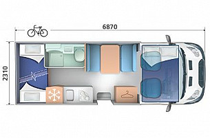 Motorhome hire Little Haywood, Stafford