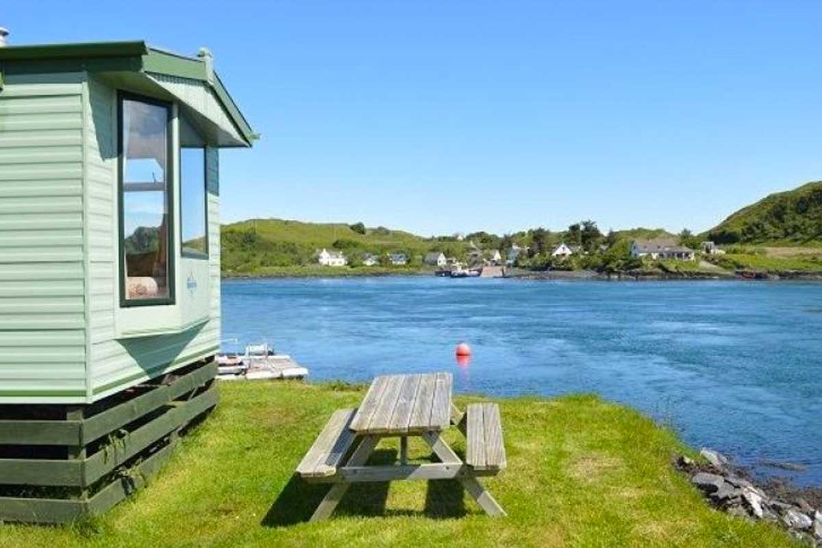 Top 10 Private Caravan Rentals Sunnybrae Caravan Park South Cuan Near Oban