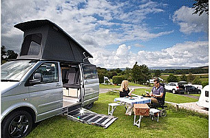 Campervan hire TRUSHAM, NEWTON ABBOT