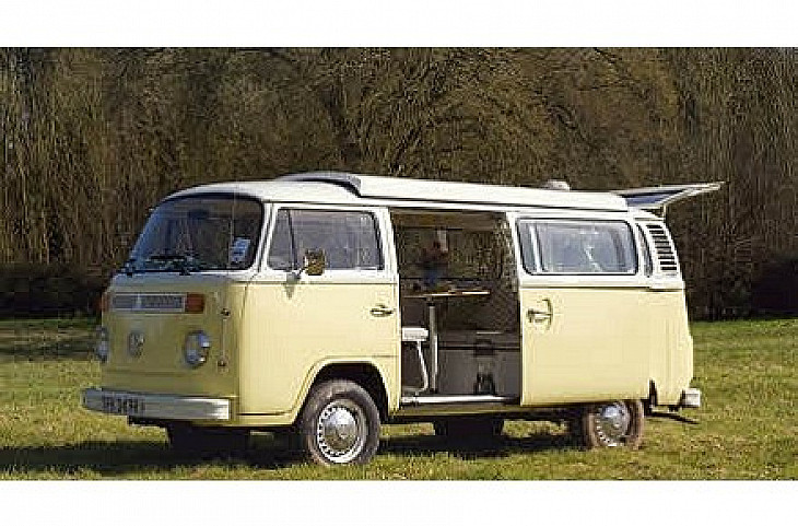 VW Camper - Devon T2 called Buttercup hire Croydon