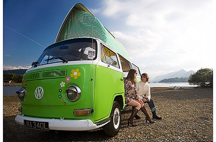 VW called Fleur VW T2 campervan hire Keswick