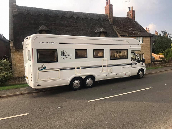 Autotrail Chieftain hire Deeping St James