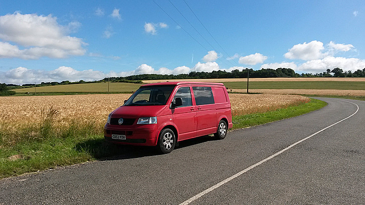 Volkswagon T5 hire Leeds