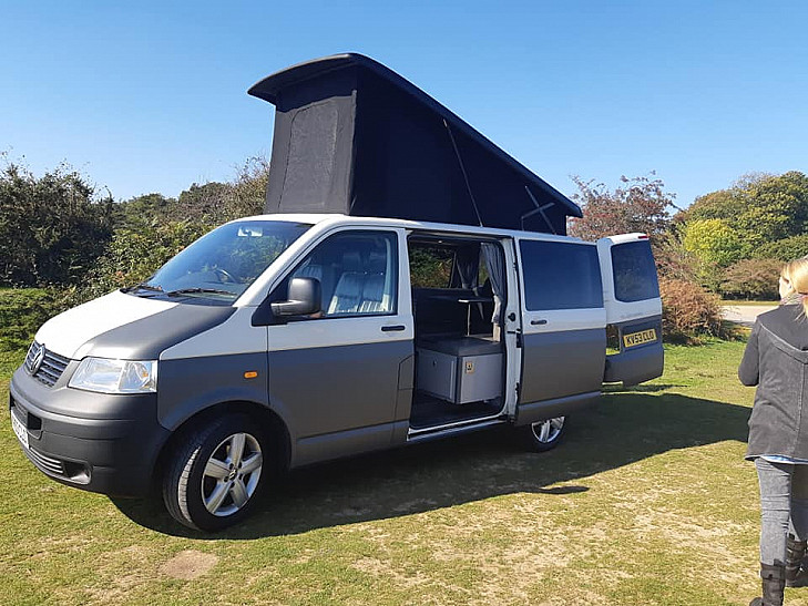 VW  T5 Campervan hire Plymouth