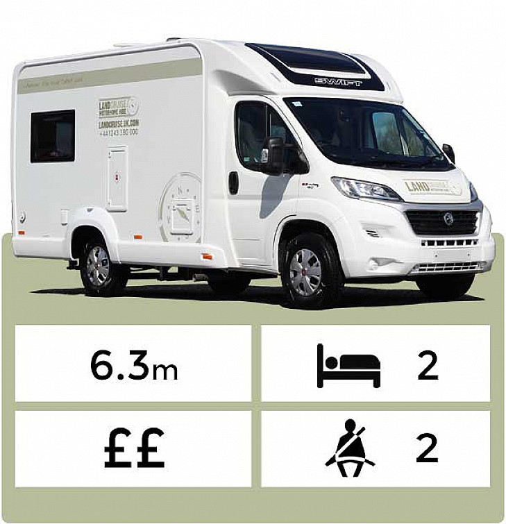 Swift Escape 622 hire Chichester