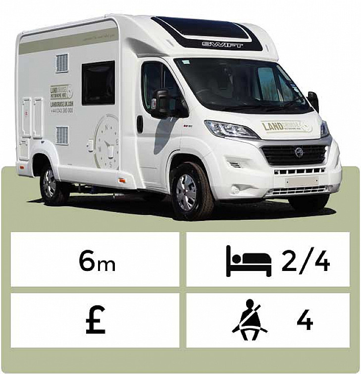 Swift Escape 604 hire Chichester