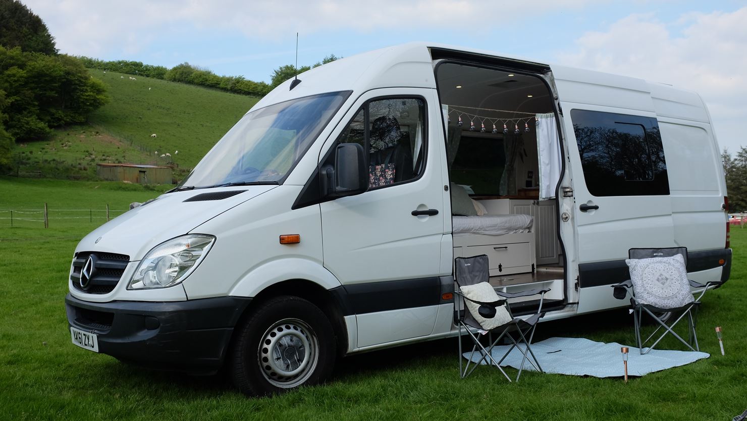 Campervan hire WestonsuperMare Mercedes Nyla the Sprinter