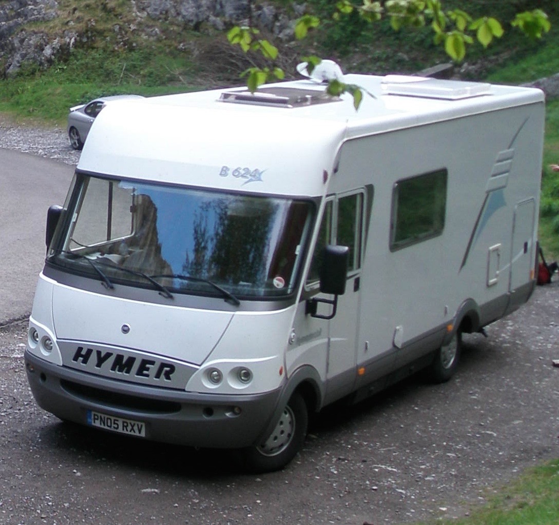 Motorhome hire Colwyn Bay Fiat Hymer 'Roxy' B624