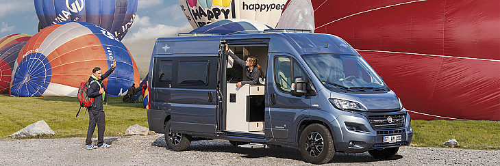 MEDIUM 2 -  HYMERCAR YOSEMITE or WESTFALIA AMUNDSEN 600E hire Edinburgh