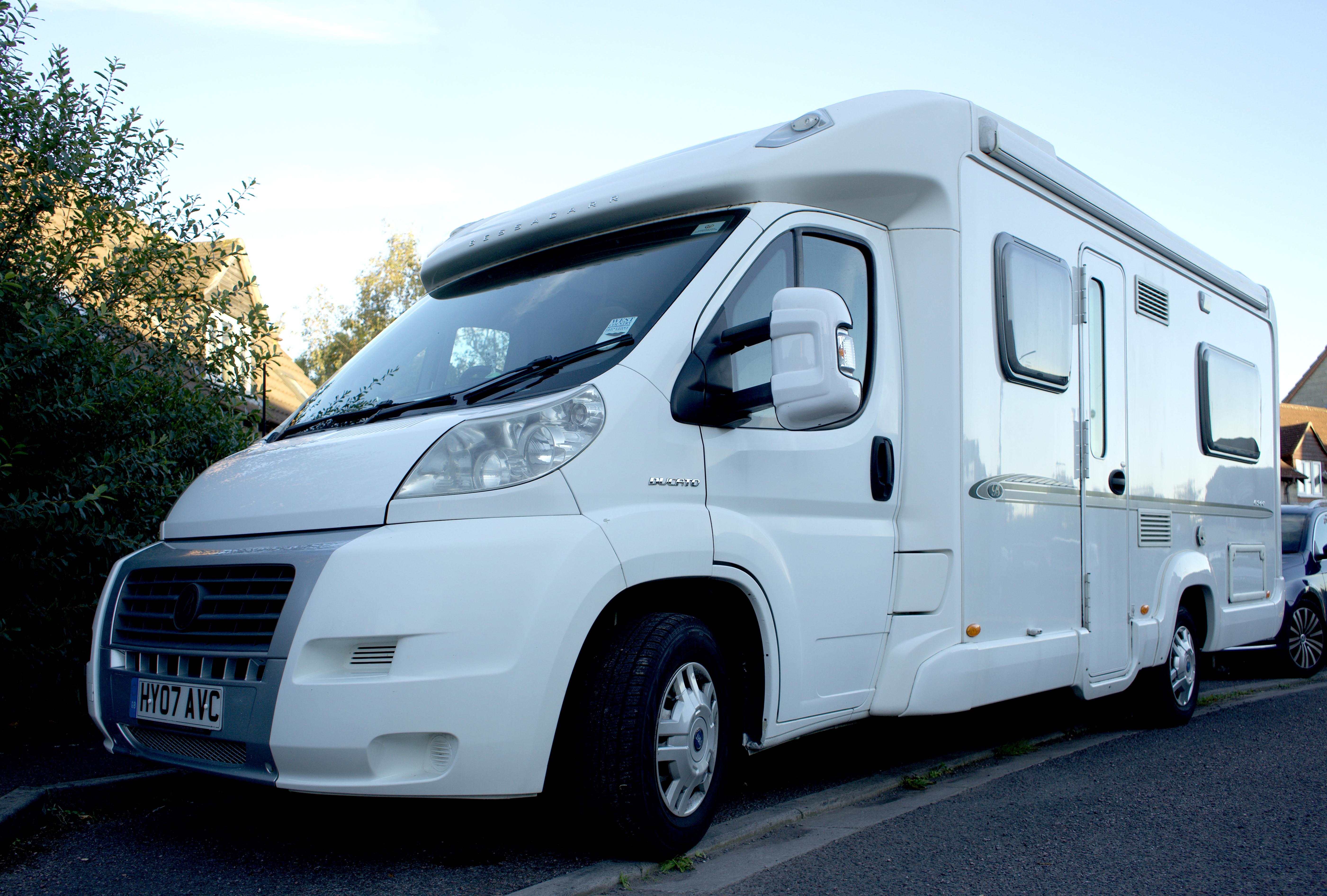 Motorhome hire Bristol Fiat Ducato Bessacarr