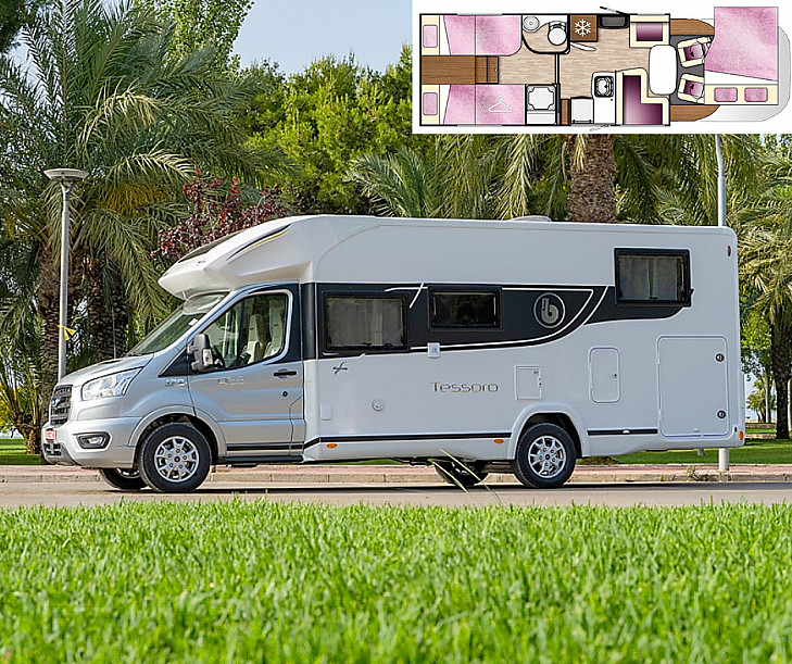 Motorhome hire Coalville Rimor Kilig 695 Lexie