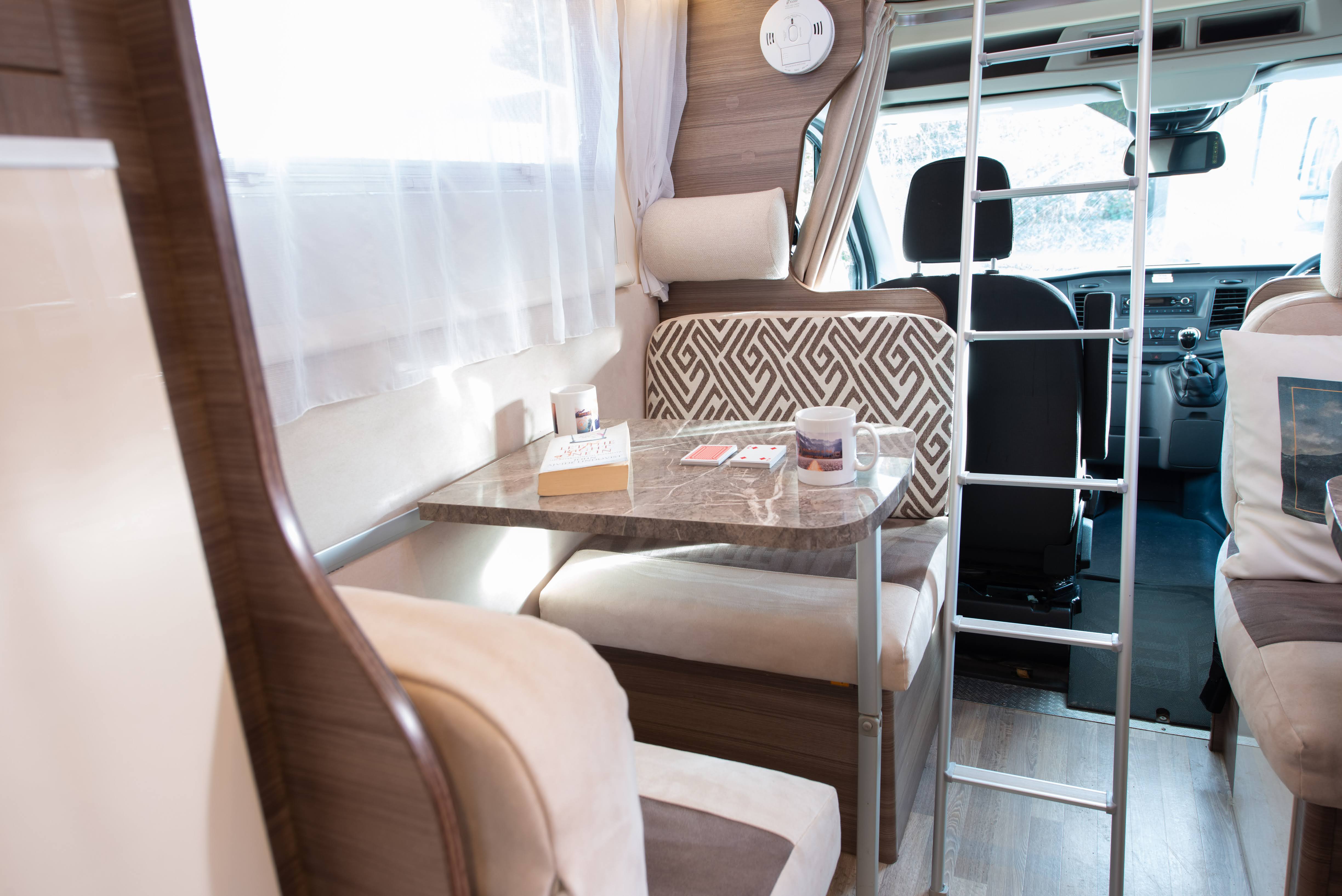 Motorhome hire Plymouth Ford Transit Evo Sound