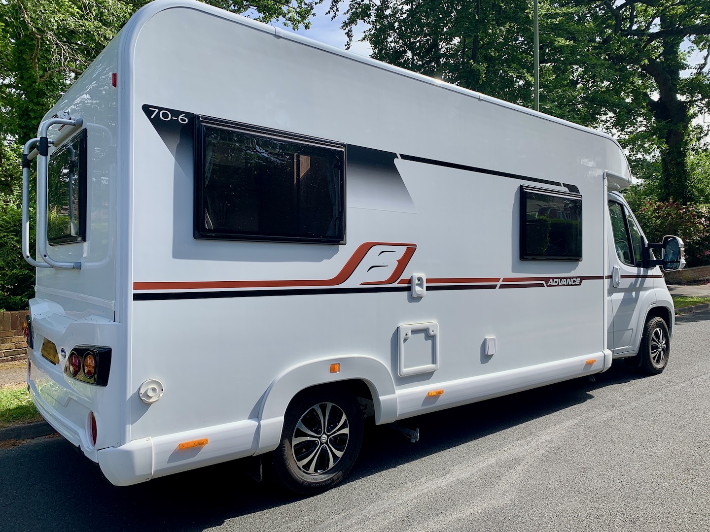 Motorhome hire Chandlers Ford Bailey Advance 706