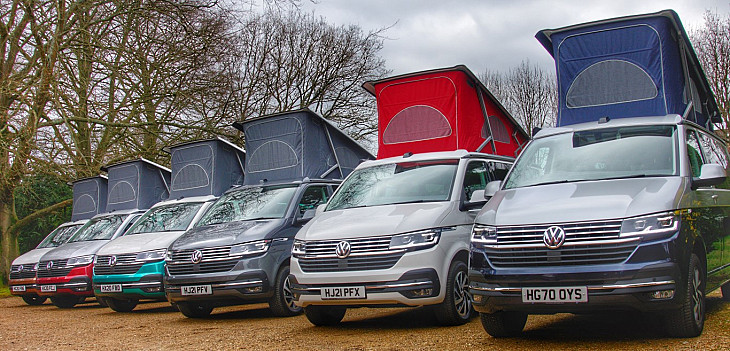 Volkswagen California Ocean Auto hire Rownhams