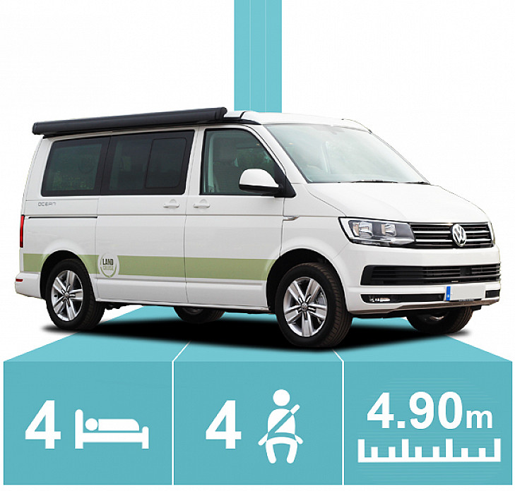 VW California Ocean hire Chichester