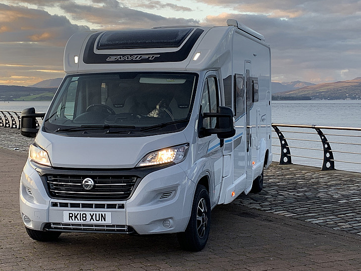 Motorhome hire Peterhead Fiat Swift Escape 695