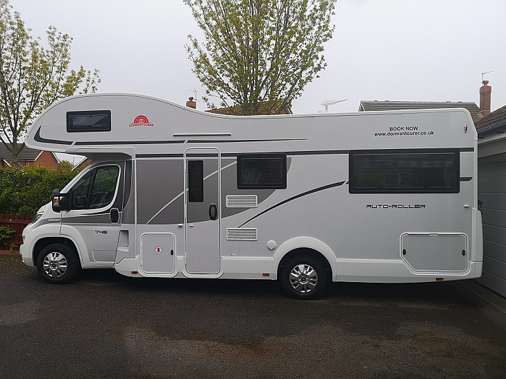Motorhome hire Redcar Roller team Auto Roller 746
