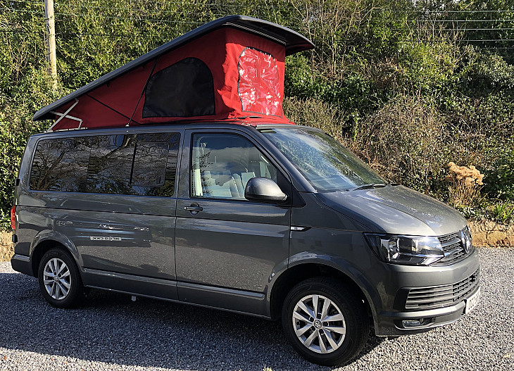VW T6 Campervan Ozzie hire Sidmouth