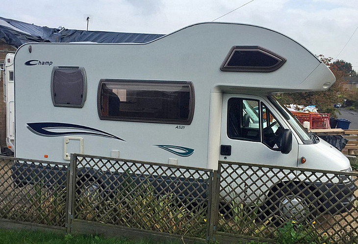 Fiat Ducato 4 berth hire GREAT MISSENDEN