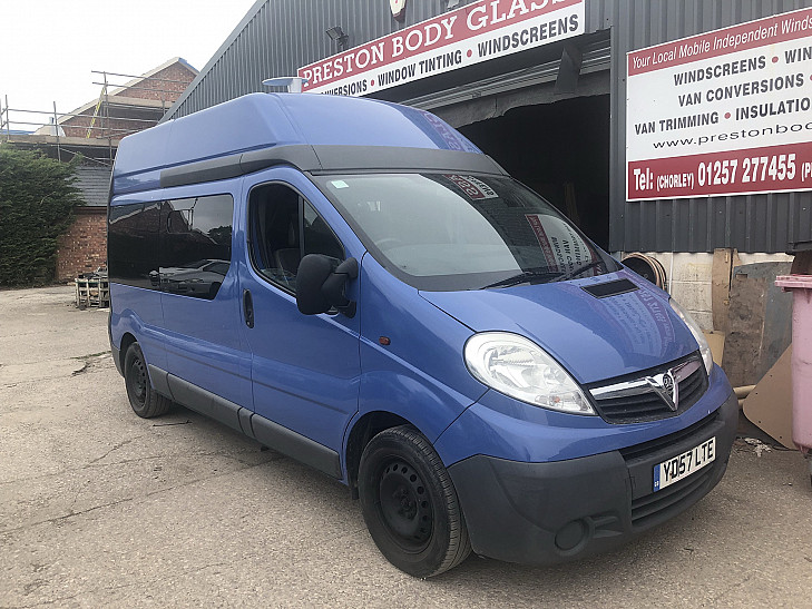 Vauxhall Vivaro High Top hire Preston