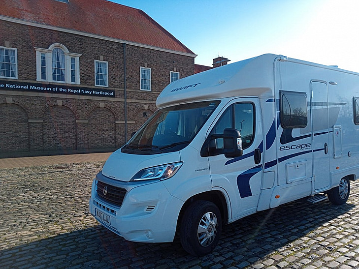 Swift Escape 664 Suzi Swift hire hartlepool