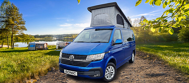 Volkswagen Transporter Campervan (Sonic) hire Crawley