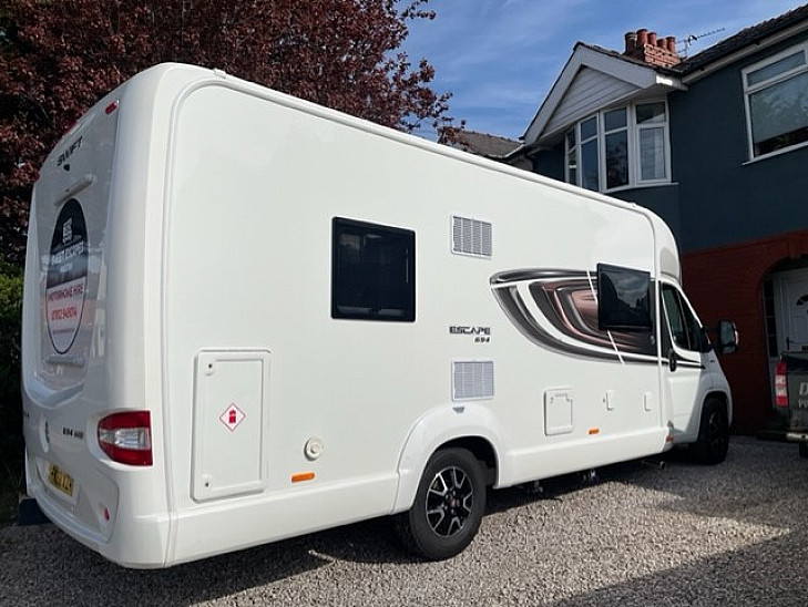 SWIFT ESCAPE 694 hire PRESTON