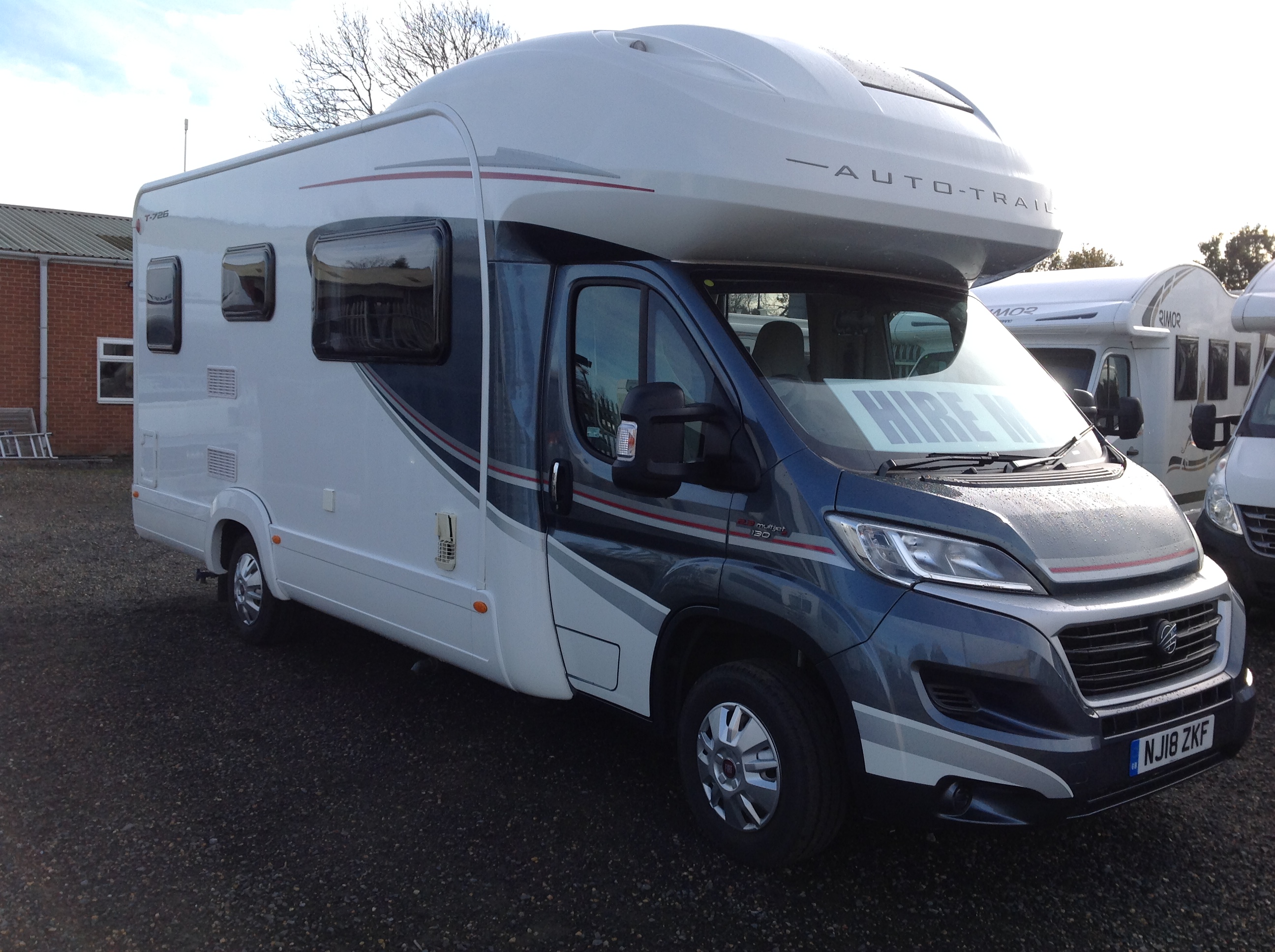 Motorhome hire Newcastle Autotrail Arapaho