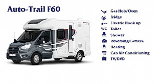 Autotrail F60 Auto Motorhome  for hire in  INVERNESS