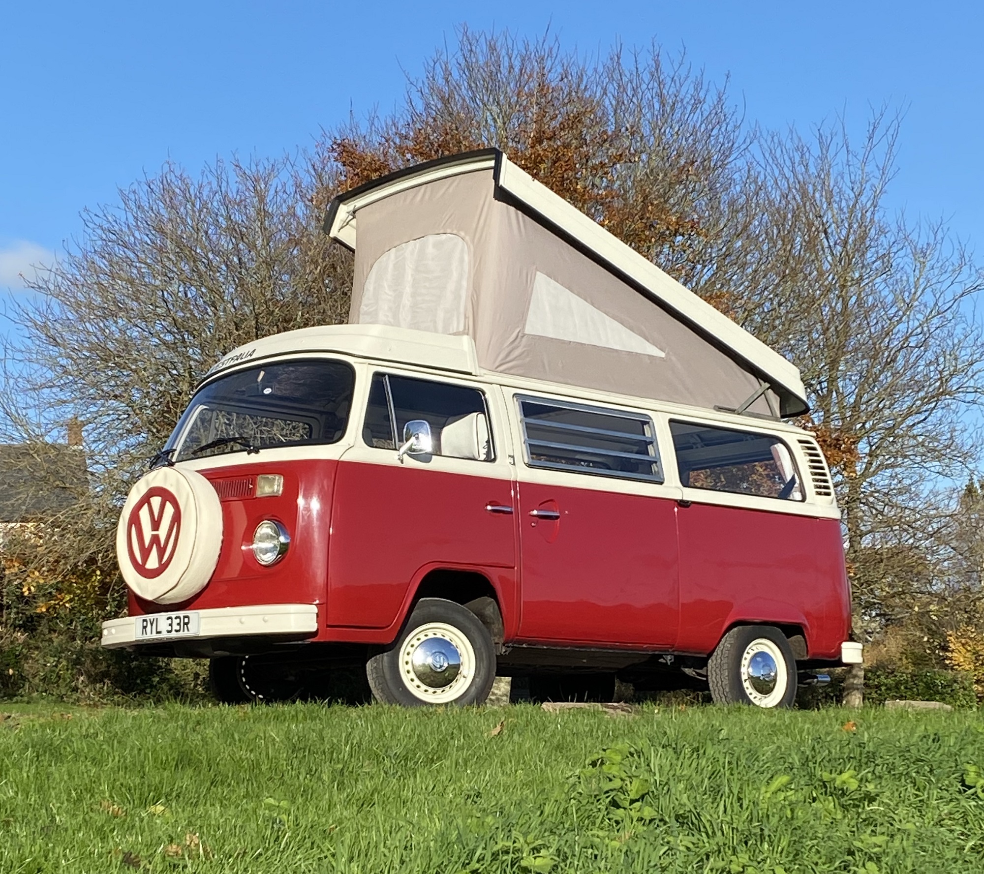 VW T2 Bay Campervan - Ruby Campervan  for hire in  Bideford
