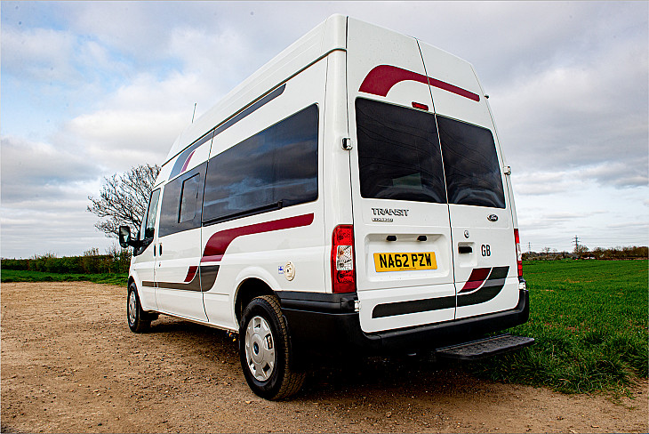 Ford Transit Self contained LWB High Roof hire Cambridge