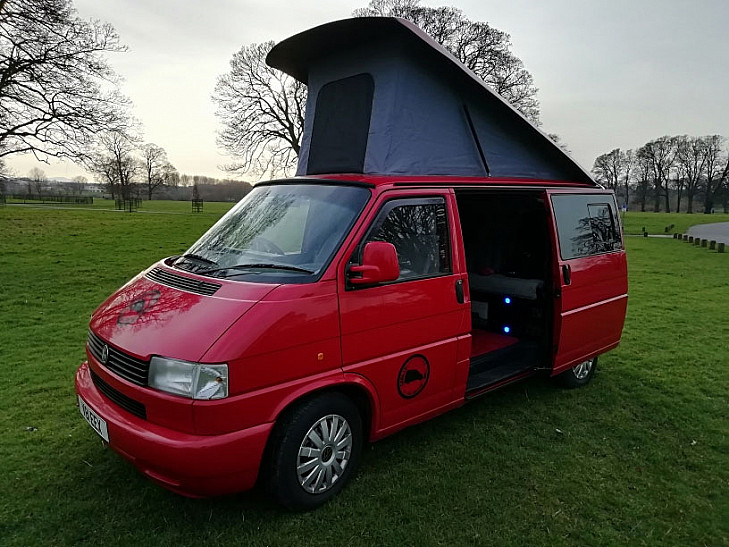 Volkswagen T4 Pop Up Roof hire Carlisle