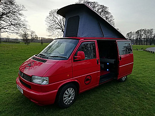 Volkswagen T4 Pop Up Roof Campervan  for hire in  Carlisle