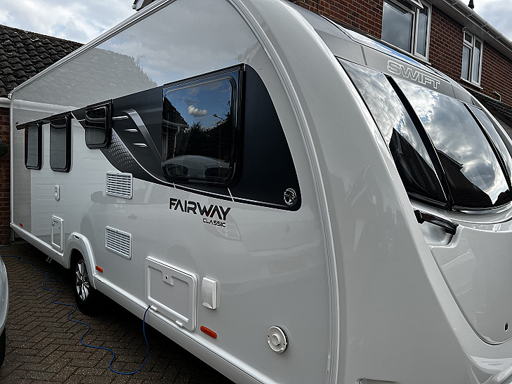 Swift Fairway 590 Challenger Caravan hire Norwich
