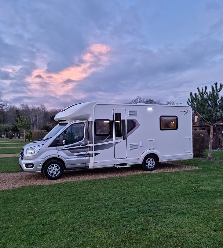 Autotrail F74 hire Bedford