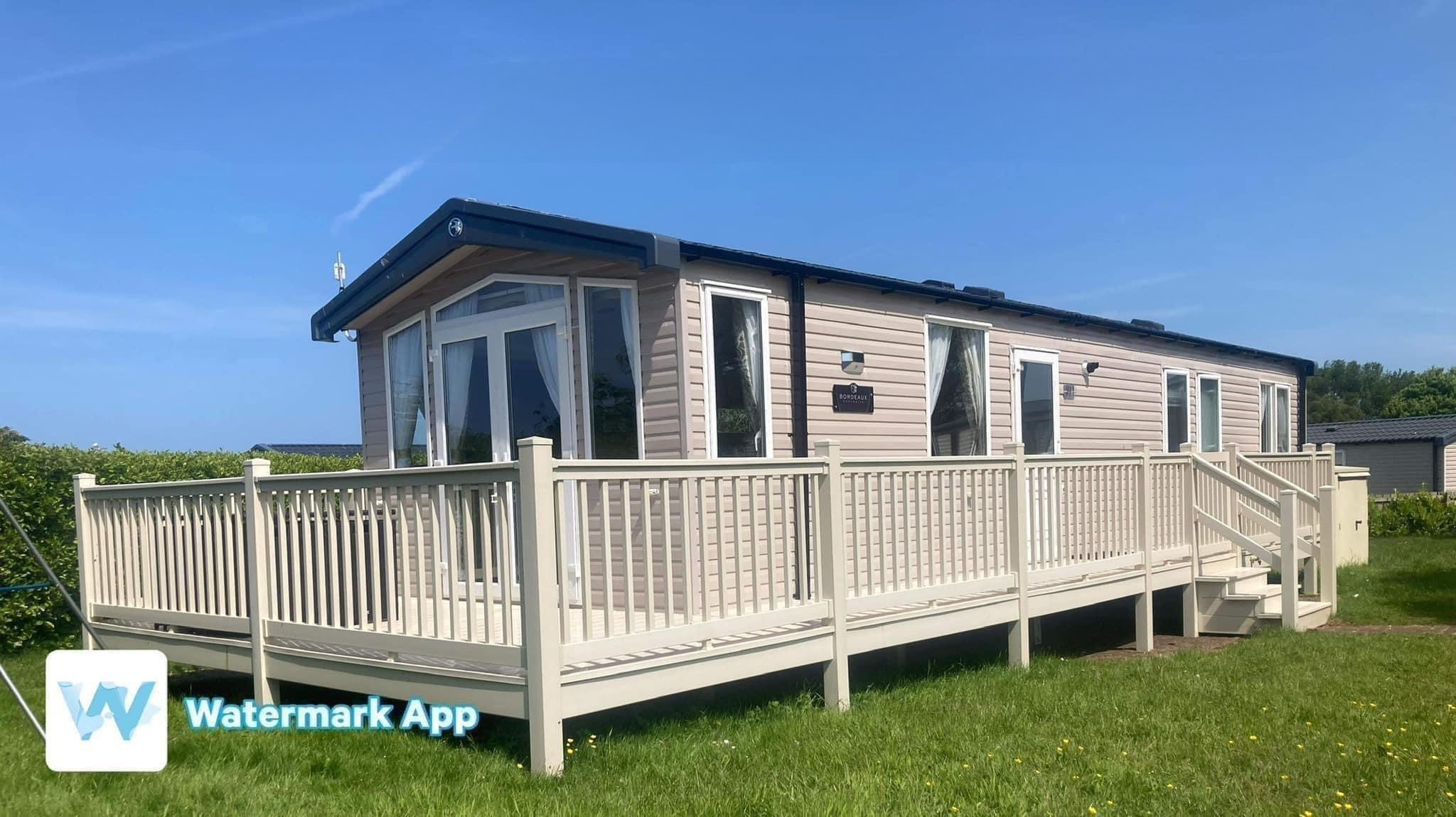 Swift Bordeaux exclusive Static Caravan  for hire in  Ayr