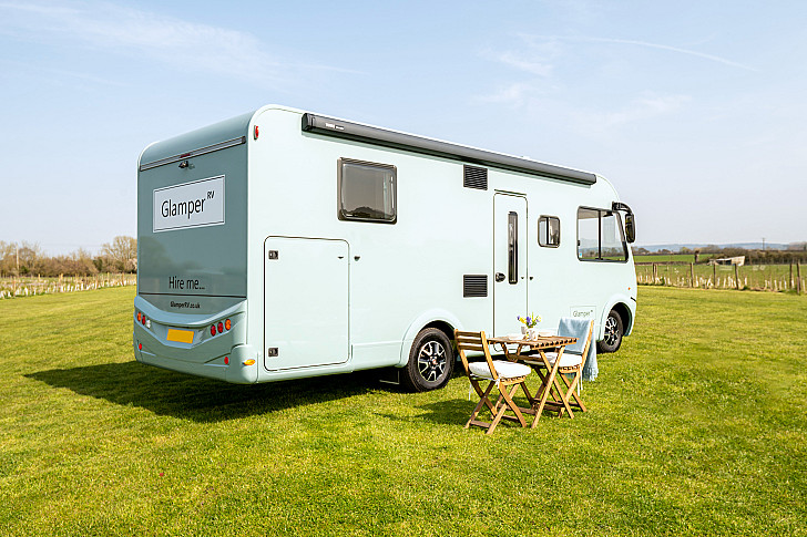 GlamperRV Ultra Luxury Motorhome hire Aylesbury