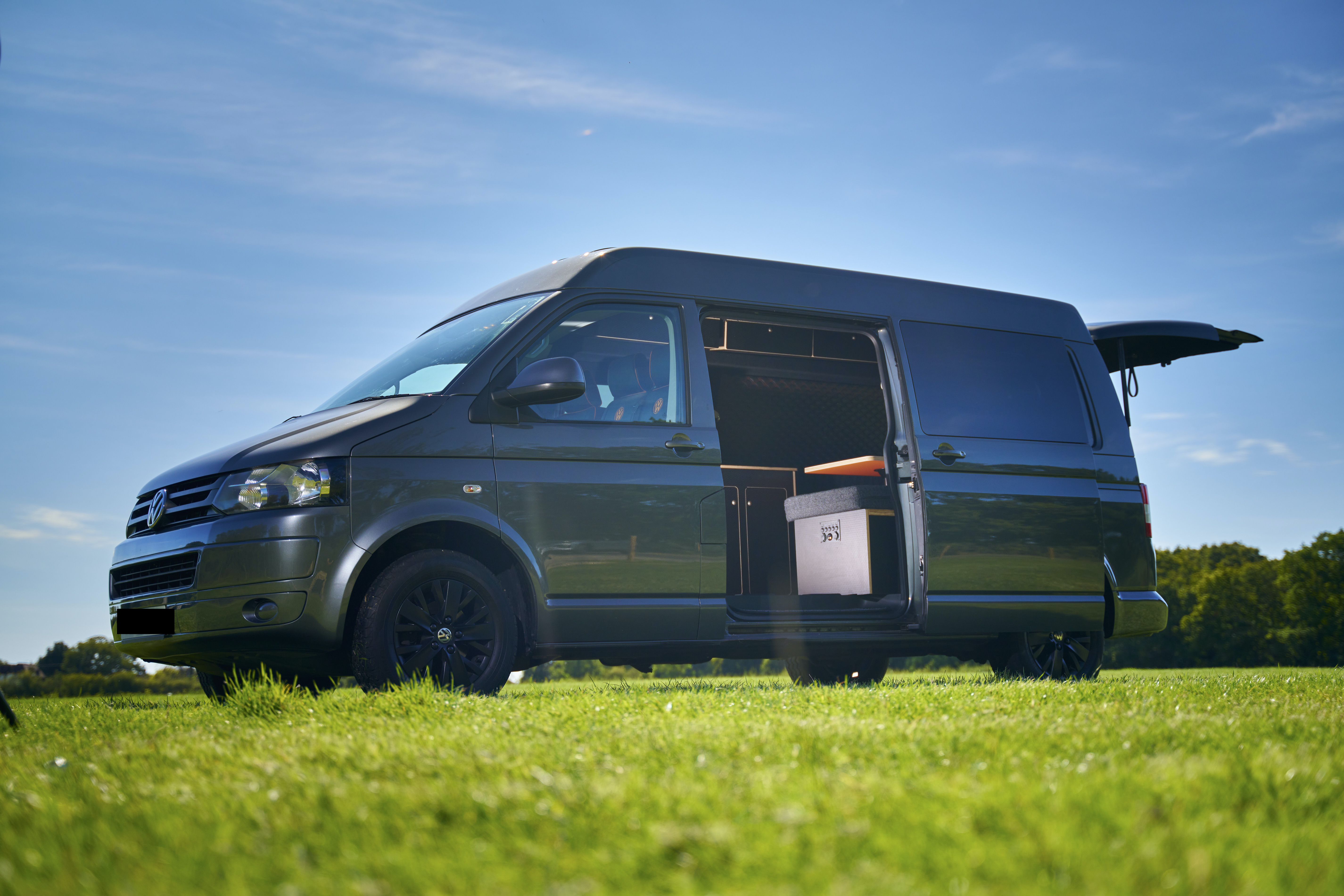 Volkswagen (Tangerine Dream) Transporter T5 Campervan  for hire in  Haywards Heath