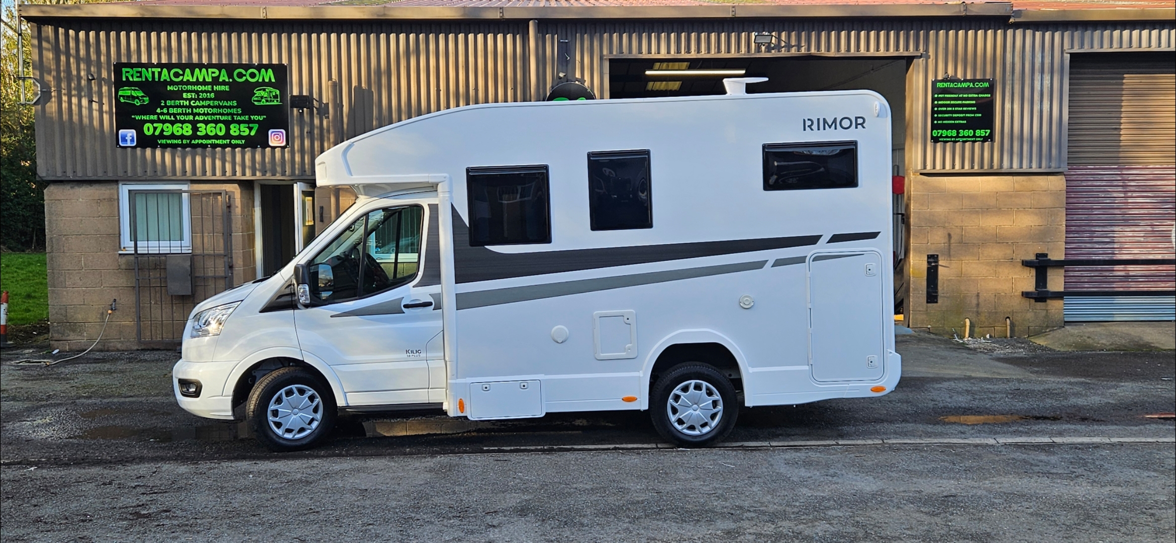 RIMOR KILIG 18 Compact Motorhome Motorhome  for hire in  Alfreton