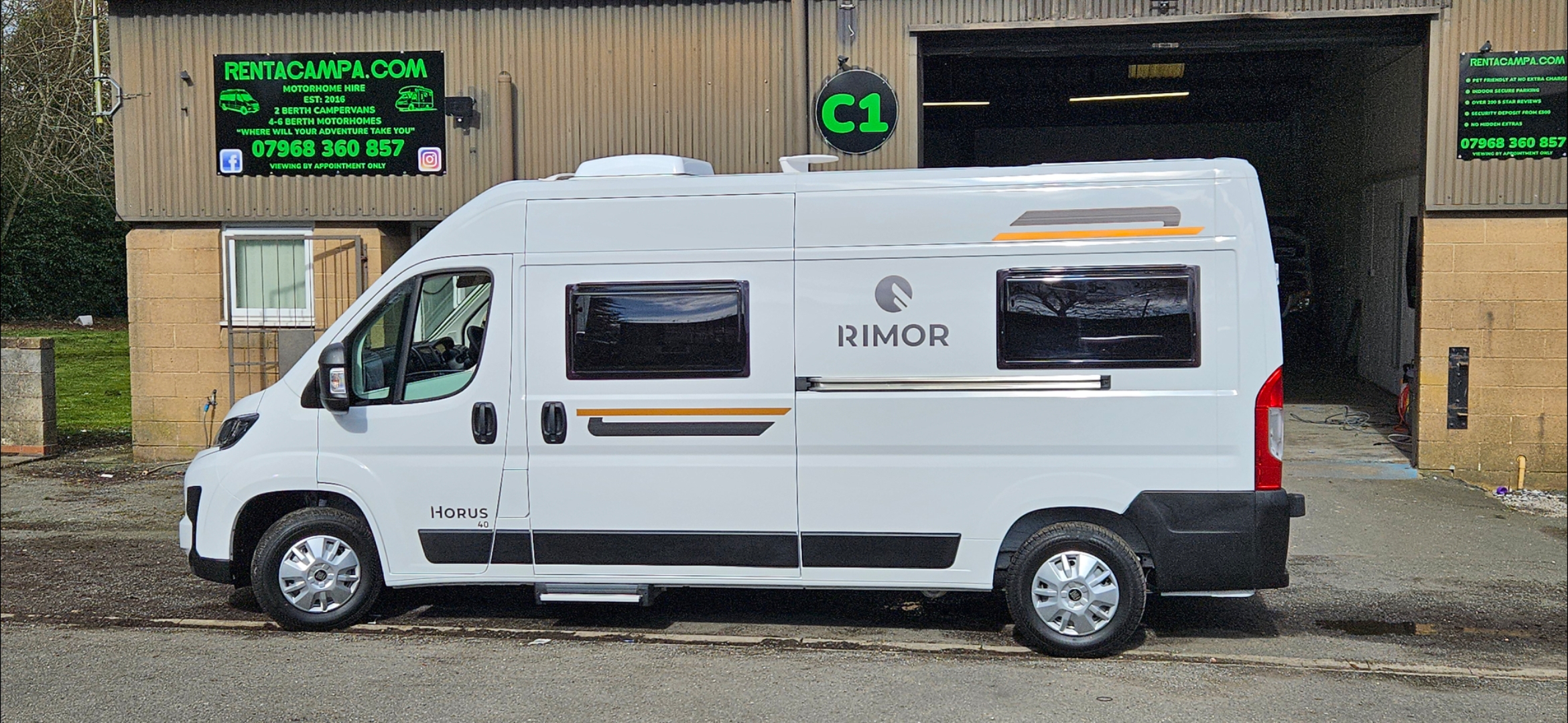 RIMOR HORUS 40 Campervan  for hire in  Alfreton