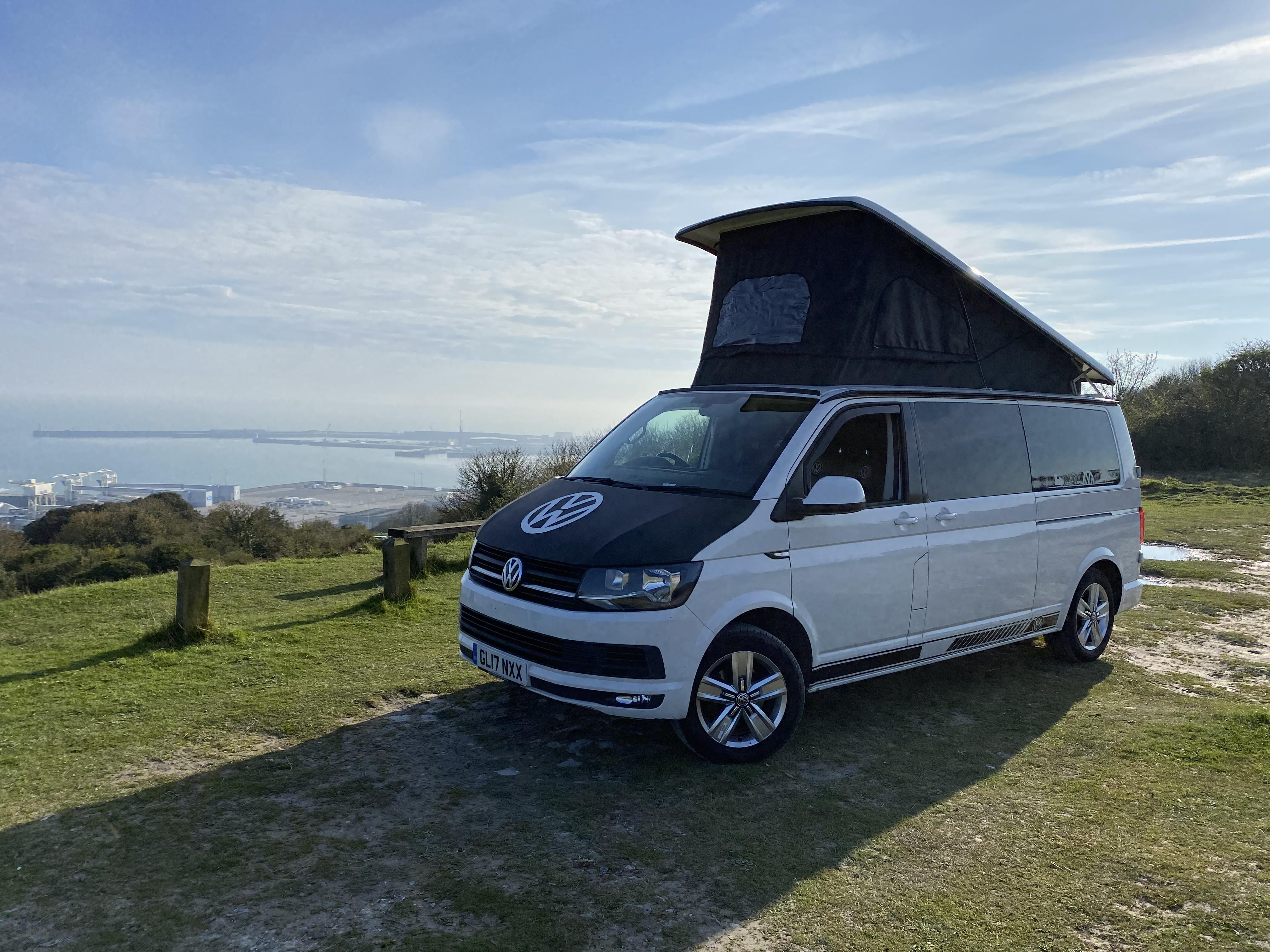 Volkswagen T6 Highline 150BHP with 6 speed (2l) Campervan  for hire in  SITTINGBOURNE