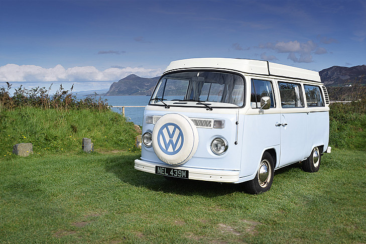 Nell our VW T2 late Bay hire Garndolbenmaen