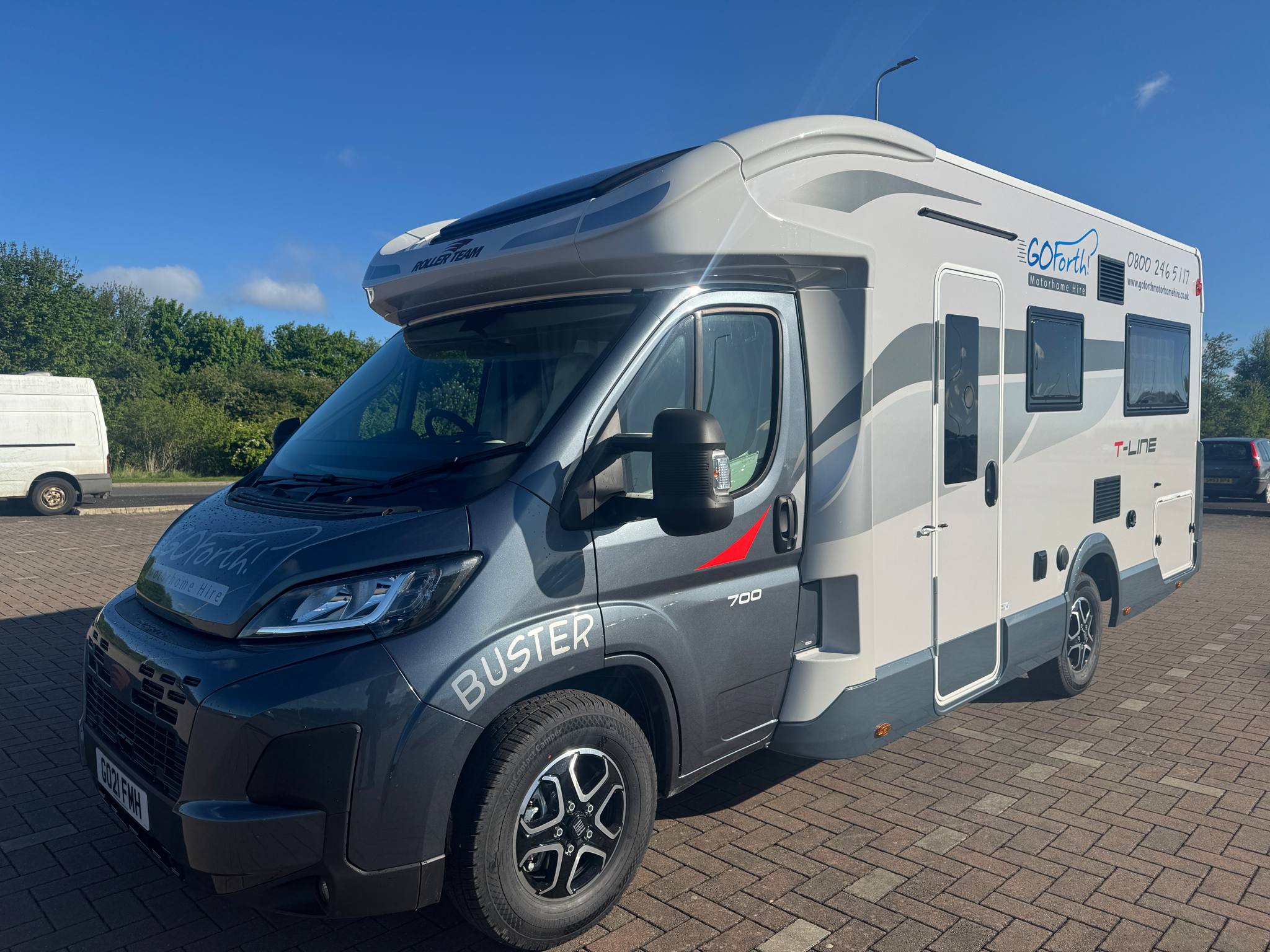 Rollerteam T-Line 700 [Buster 🥊] Motorhome  for hire in  Cowdenbeath