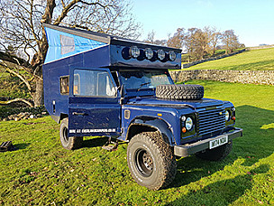 Land Rover Defender 110 Campervan  for hire in  Halifax