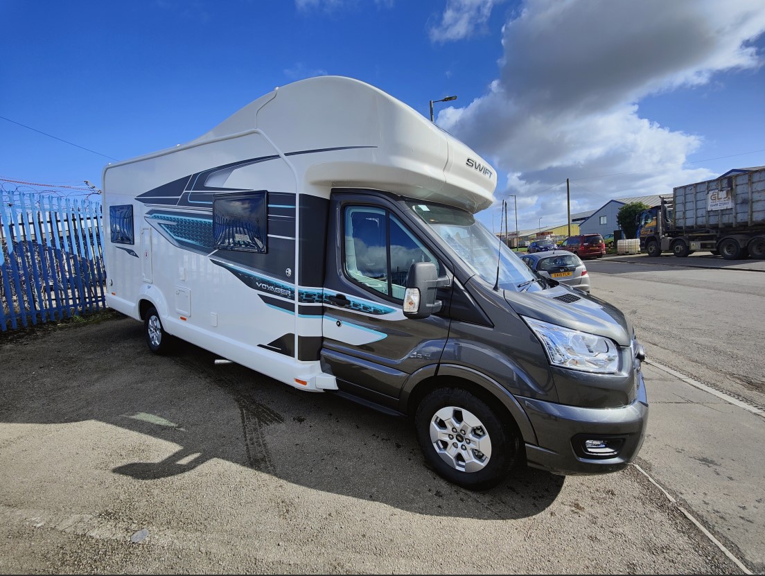 Swift Voyager 475 (5 berth with rear lounge) Motorhome  for hire in  Caerphilly