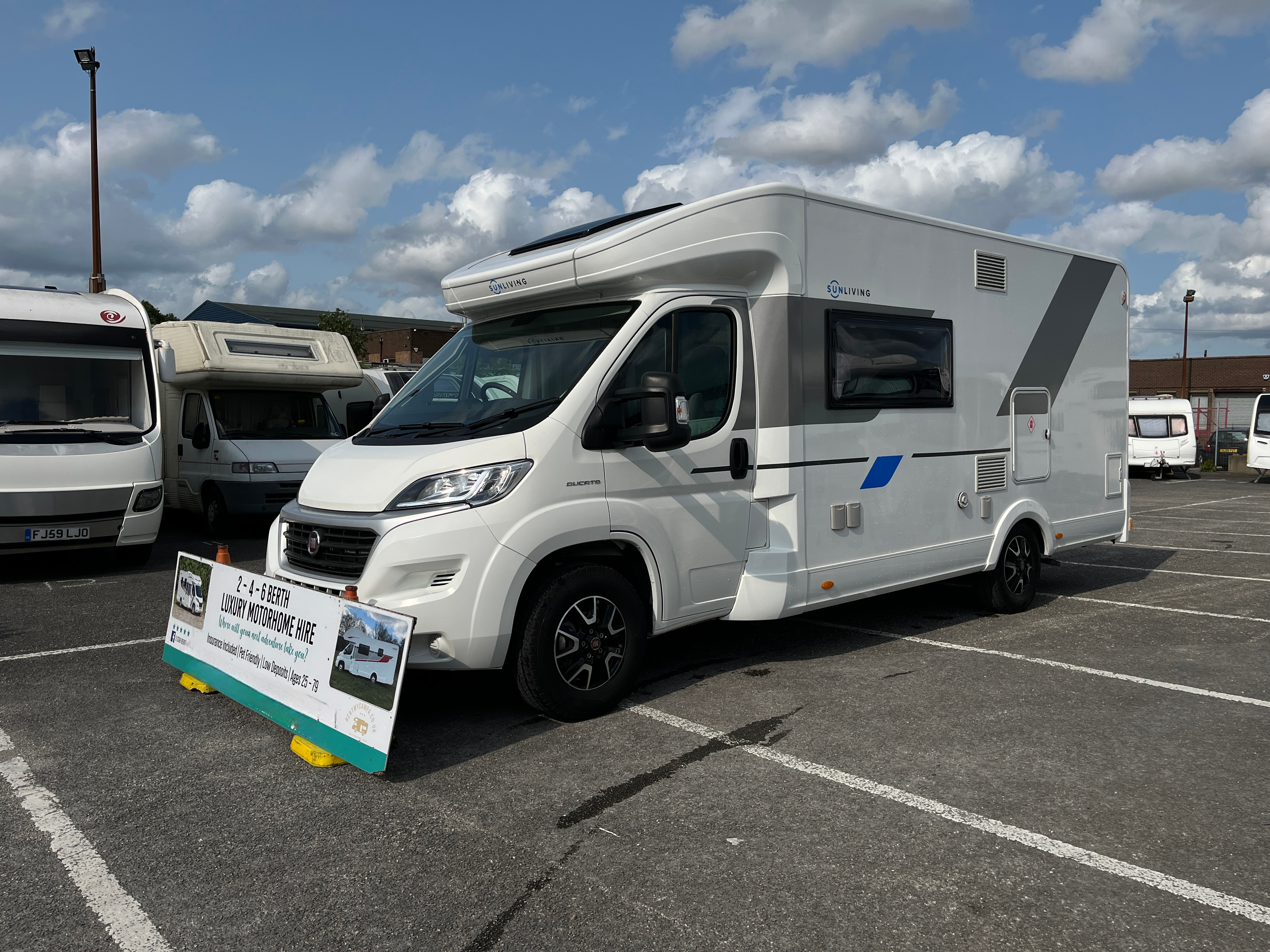 Adria Sun living S70DF Motorhome  for hire in  Ripley